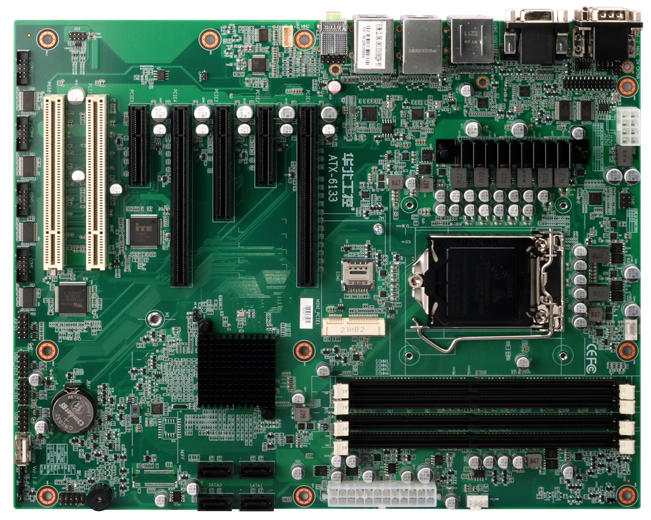 華北工控標(biāo)準(zhǔn)ATX結(jié)構(gòu)工業(yè)母板ATX-6133工控主板.png